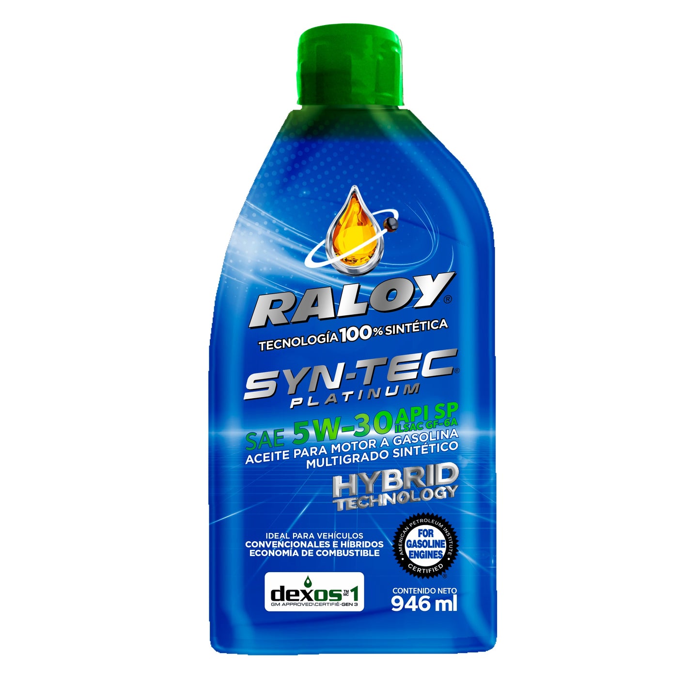 RALOY SYN TEC PLATINUM SAE 5W30 API SP/GF-6A DEXOS-1 GEN3 CJ/6 ETIQ THERMO-11637